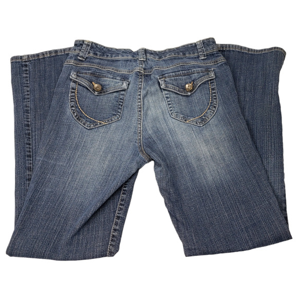 NINE WEST JEANS Women's Light Blue Wash West End Mid-Rise Bootcut Jeans Size 8 - Picture 10 of 10